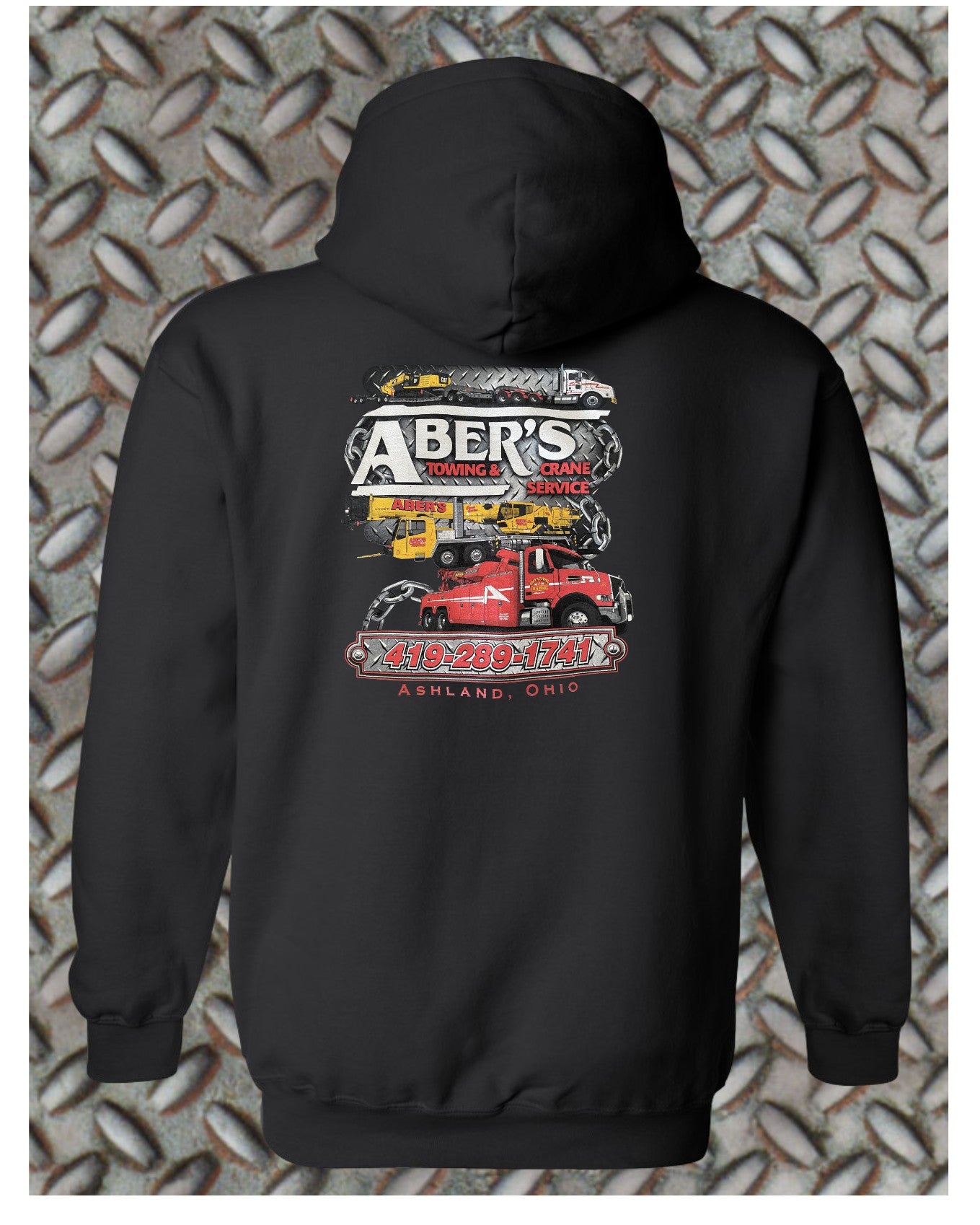 Aber's Towing and Crane Service Hoodie