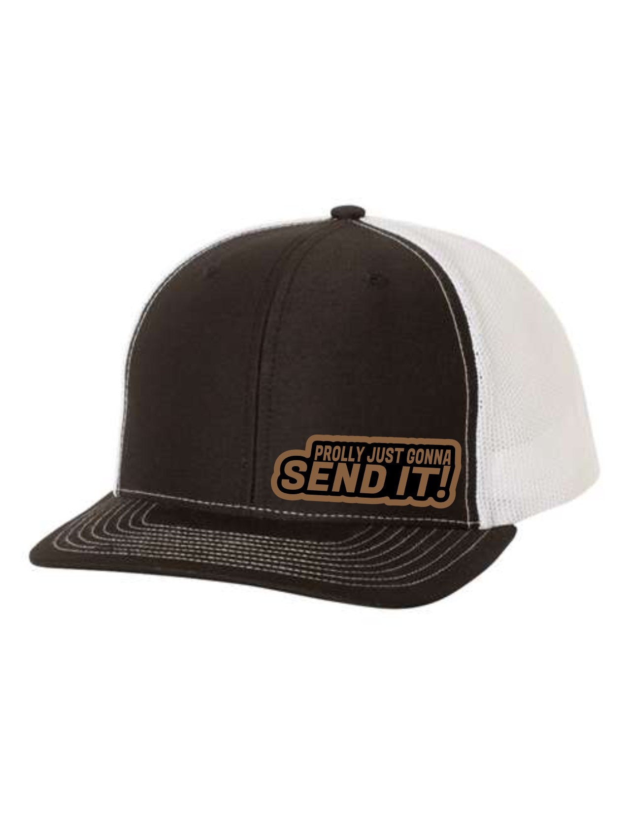 Send It Leather Patch Richardson 112 Trucker Hat