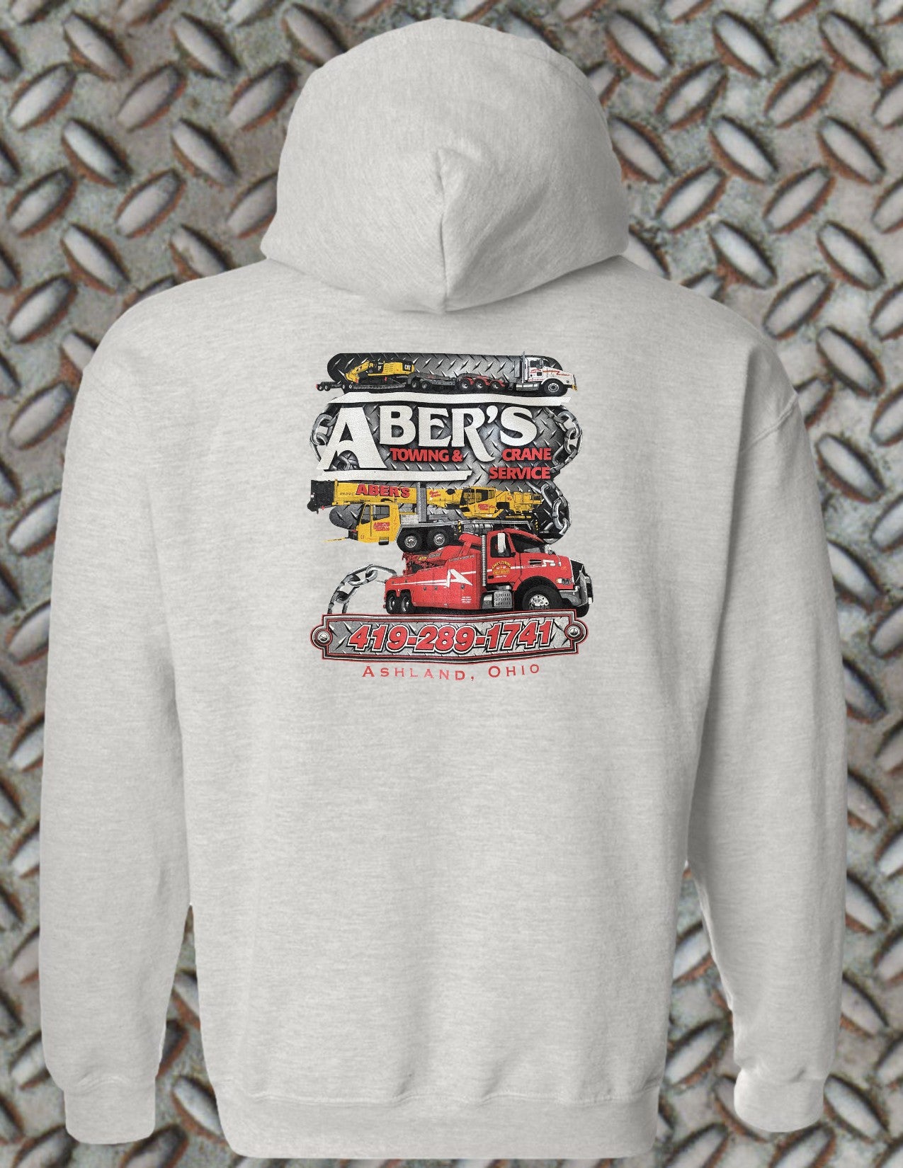 Aber's Towing and Crane Service Hoodie