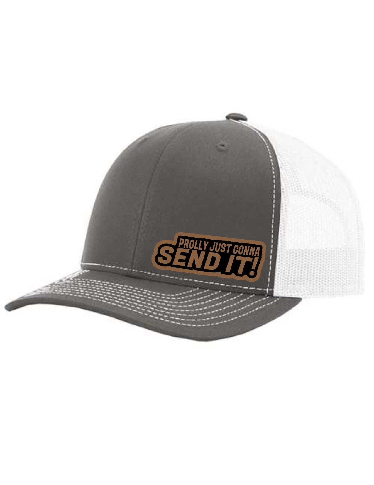 Send It Leather Patch Richardson 112 Trucker Hat