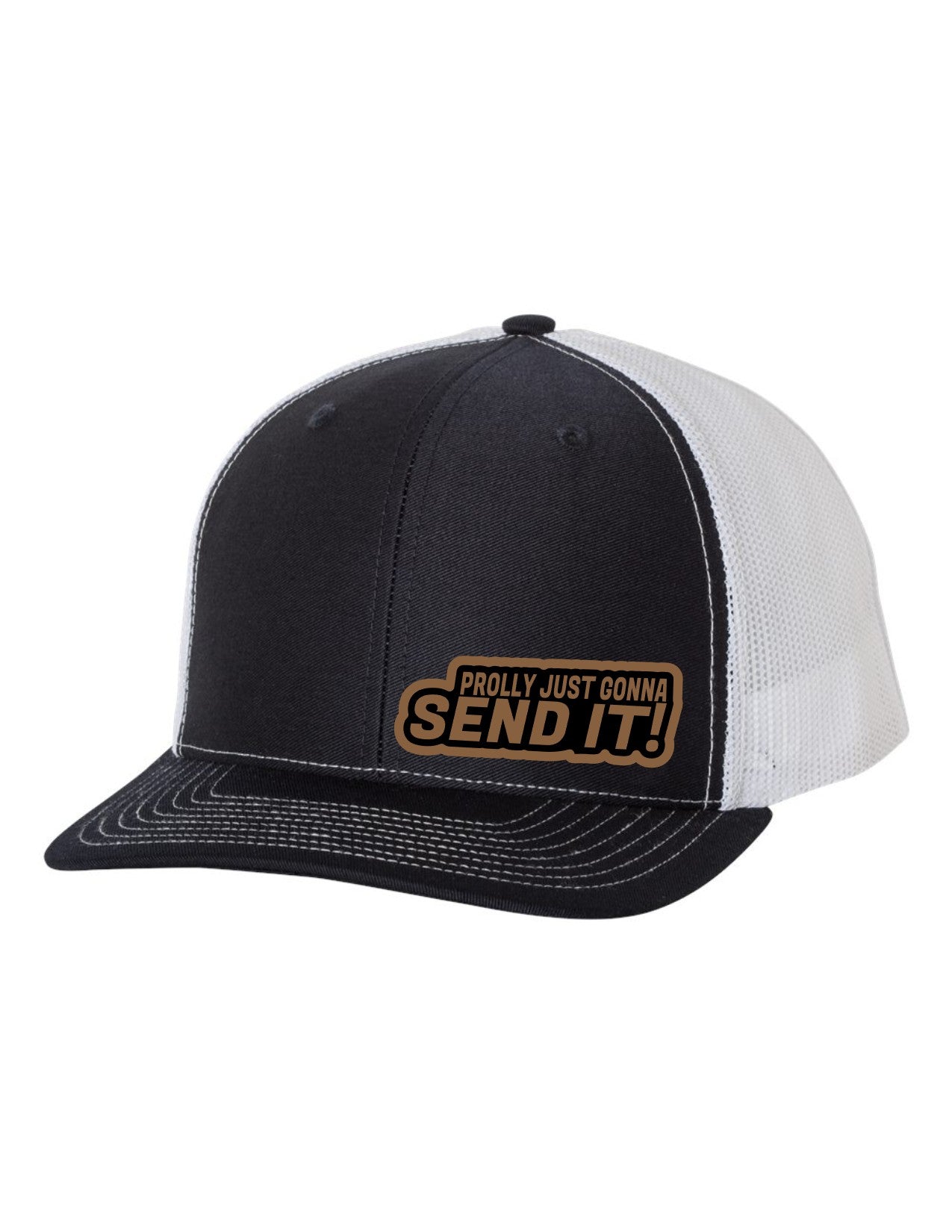 Send It Leather Patch Richardson 112 Trucker Hat