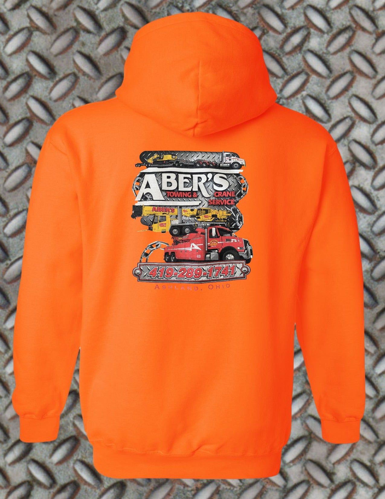 Aber's Towing and Crane Service Hoodie