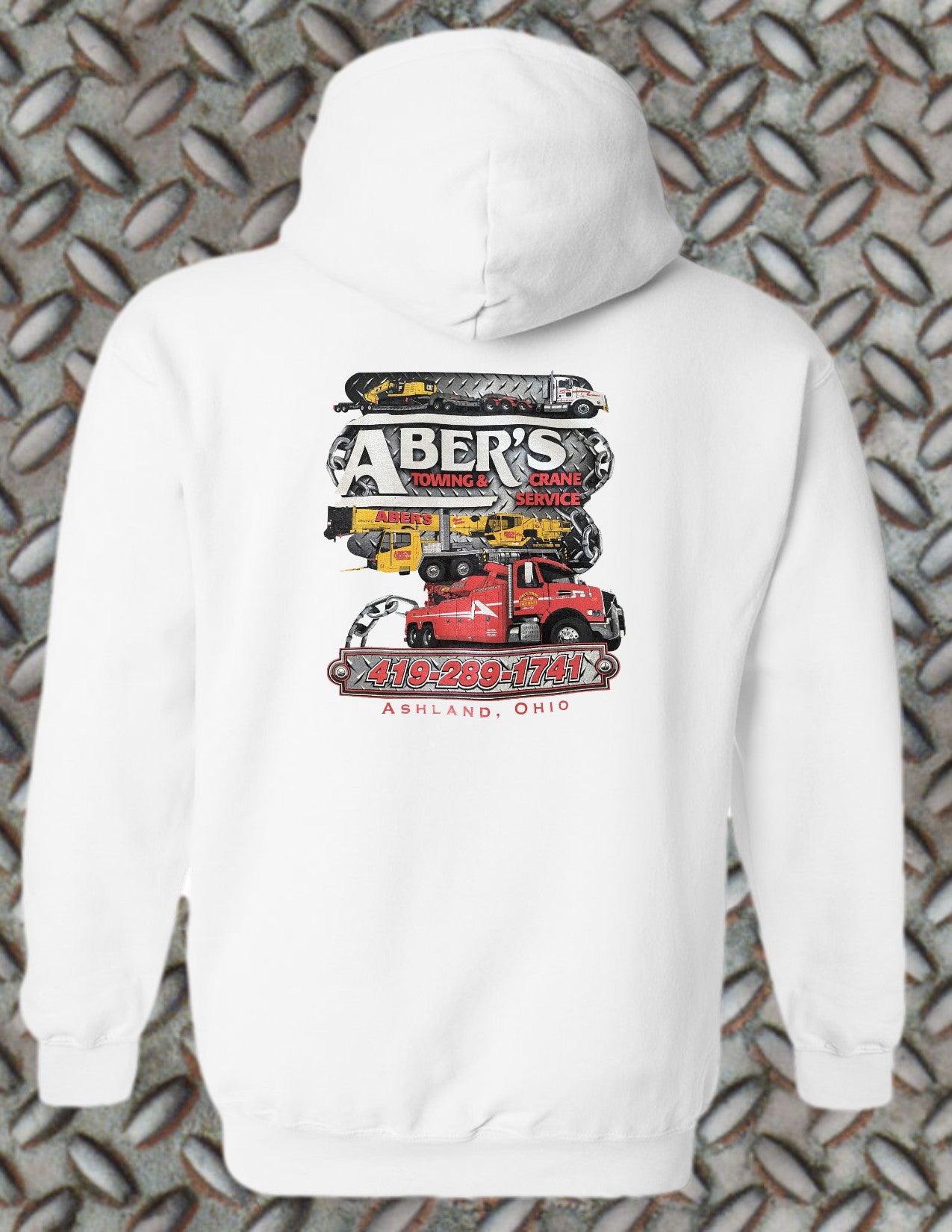 Aber's Towing and Crane Service Hoodie