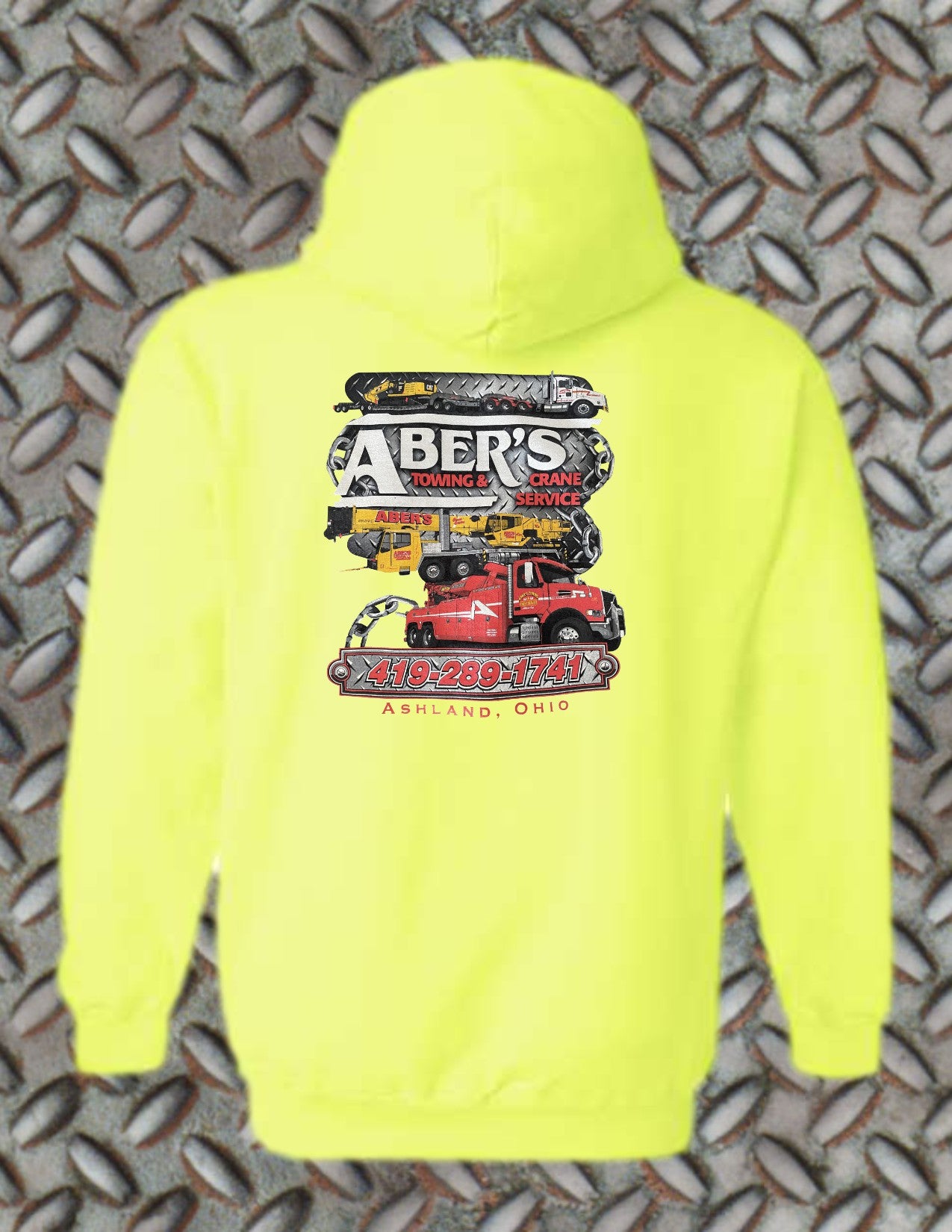 Aber's Towing and Crane Service Hoodie