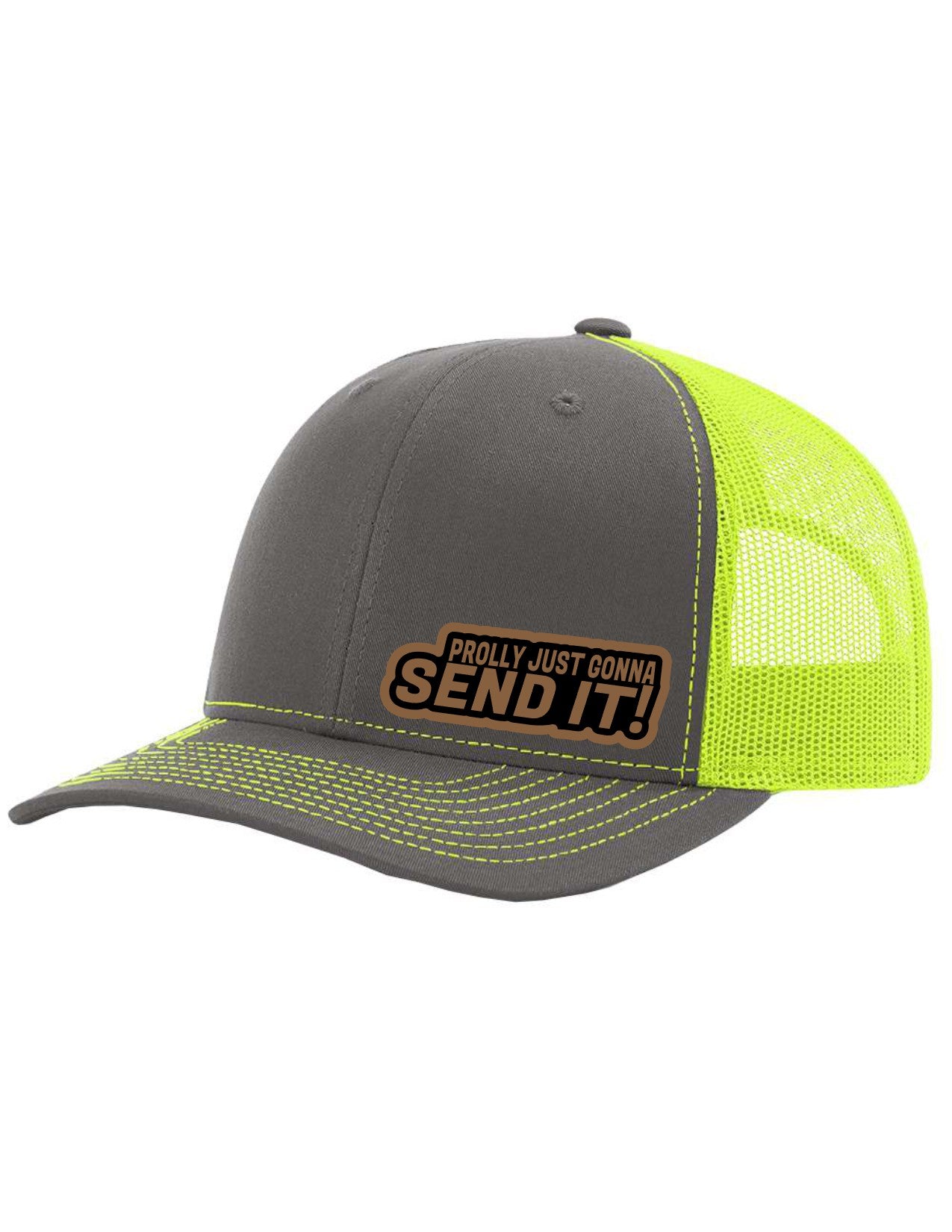 Send It Leather Patch Richardson 112 Trucker Hat