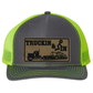 Trucking & Fuckin Leather Patch Richardson 112 Trucker Hat