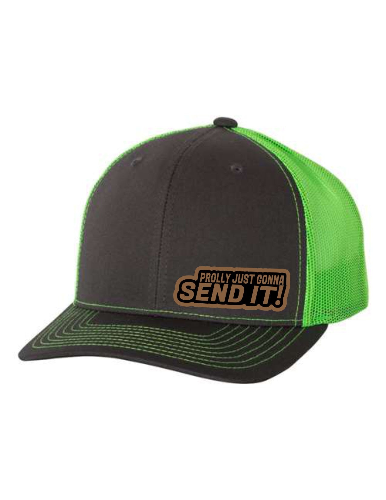Send It Leather Patch Richardson 112 Trucker Hat