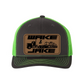 Wake & Jake Leather Patch Richardson 112 Trucker Hat